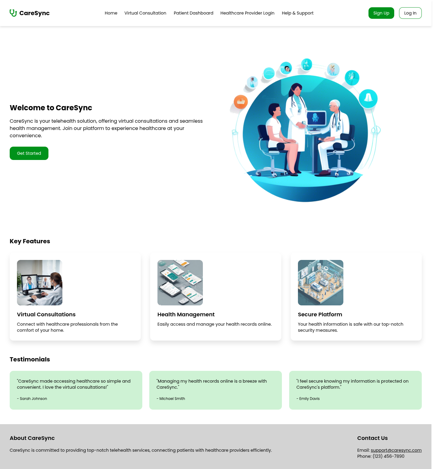 CareSync - Telehealth Solution